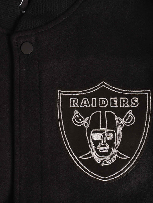 Pro Standard Raiders Varsity Jacket - Black