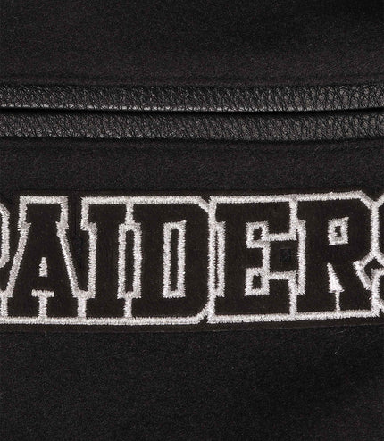 Pro Standard Raiders Varsity Jacket - Black