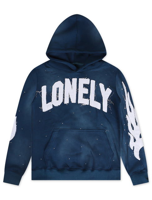 Lonely Hearts Club Diamond Hoodie - Stone Wash Dark Turqouise