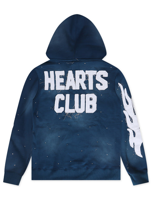 Lonely Hearts Club Diamond Hoodie - Stone Wash Dark Turqouise