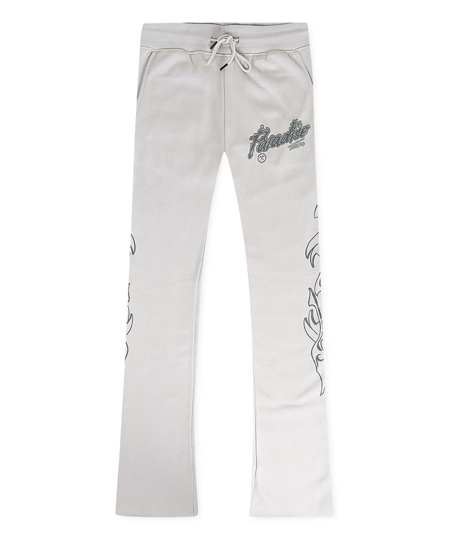 Jordan Craig Paradise Tour Fleece Stacked Joggers - Cement