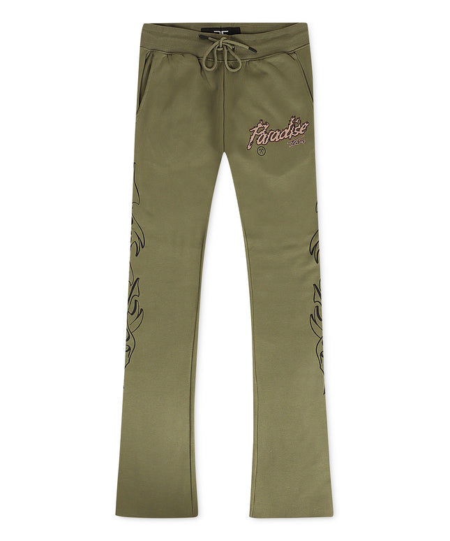 Jordan Craig Paradise Tour Fleece Stacked Joggers - Sage