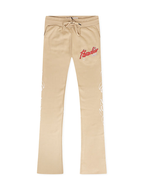 Jordan Craig Paradise Tour Fleece Stacked Joggers - Sand