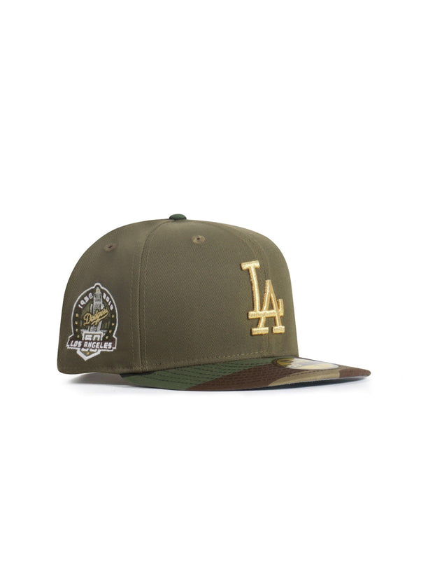 New Era 5950 La Dodgers "50Th Anniversary" Hat - Denim Exchange 