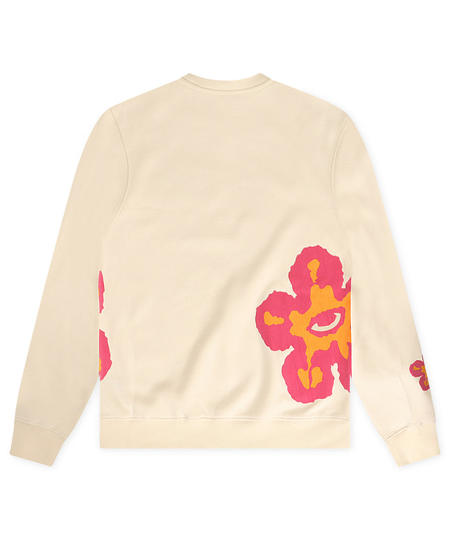 Roku Studio Deep Tear Drip Crewneck - Eggshell