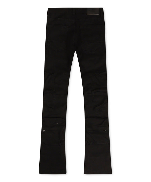 Vaqueros cargo Jordan Craig Stacked 3D - Negro azabache
