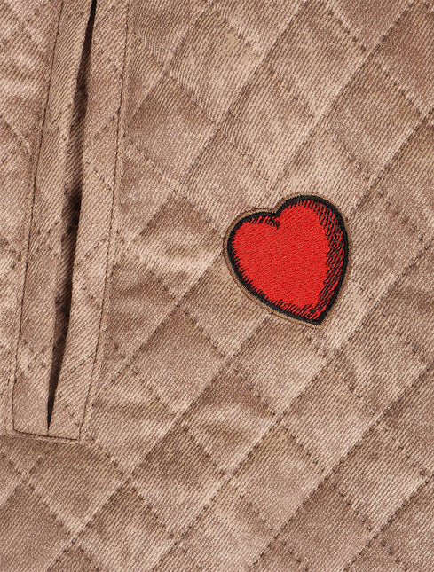 Sugarhill The Heart Quilted Jacket - Beige