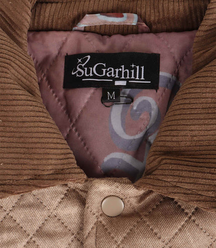 Sugarhill The Heart Quilted Jacket - Beige