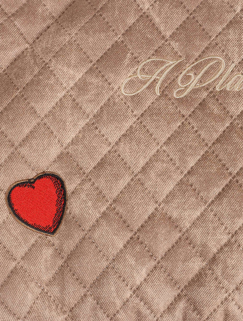 Sugarhill The Heart Quilted Jacket - Beige