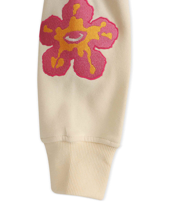 Roku Studio Deep Tear Drip Crewneck - Eggshell