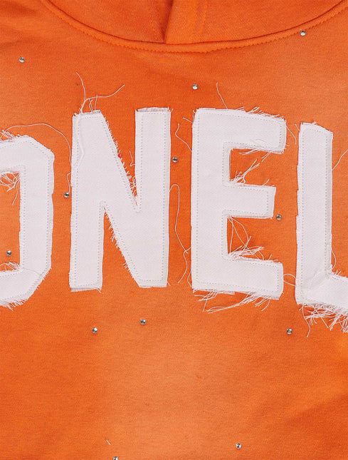 Lonely Hearts Club Diamond Hoodie - Stone Wash Orange