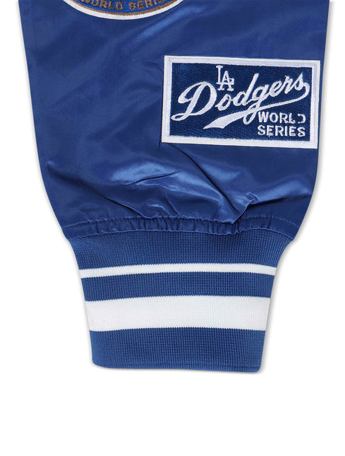 Pro Standard Dodgers World Series 2024 Rib Satin Jacket - Royal