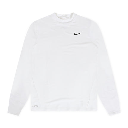 Nike Womens Pro Intertwist Long Sleeve - White/Black