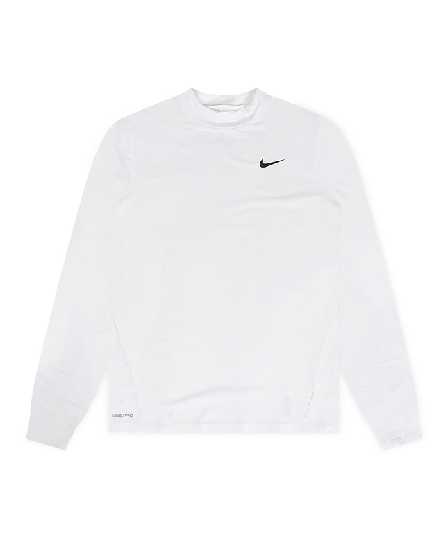 Nike Womens Pro Intertwist Long Sleeve - White/Black