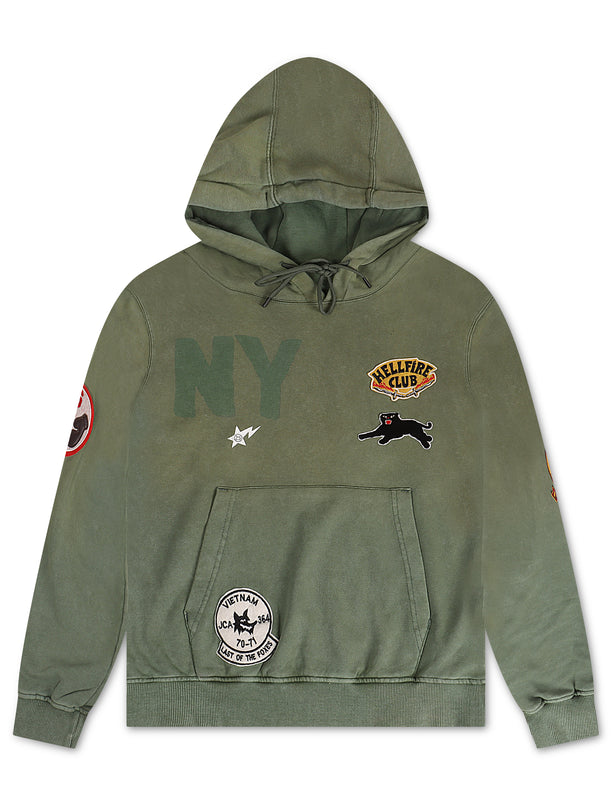 Jordan Craig Hellfire Pullover Hoodie - Olive