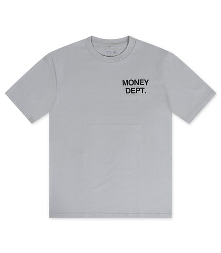 Money Dept. Los Angeles Heavyweight Tee - Grey/Black