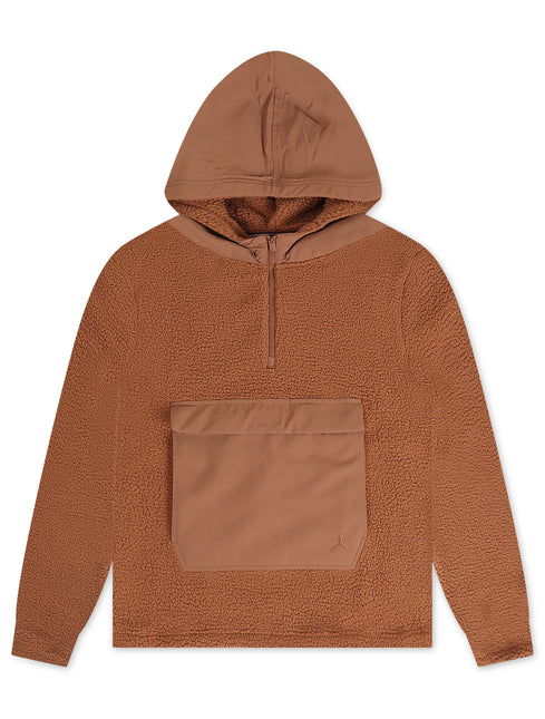 Jordan Flight Men's High-Pile Fleece Pullover Hoodie - Brown