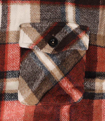 Silent Chapters Motive Flannel - Orange Multi