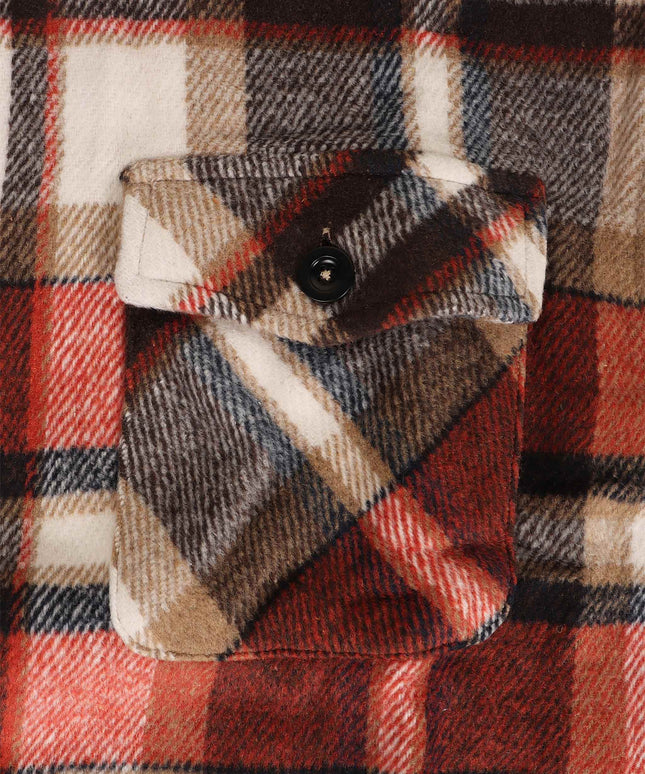 Silent Chapters Motive Flannel - Orange Multi