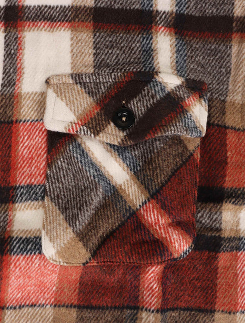 Silent Chapters Motive Flannel - Orange Multi