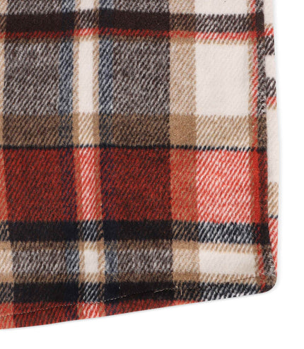 Silent Chapters Motive Flannel - Orange Multi