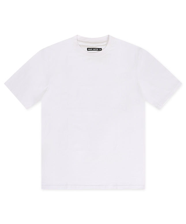Camiseta extragrande de Silent Chapters Point Blank - Blanca