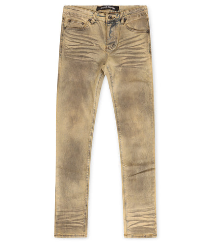 Silent Chapters Evacuate 4-Way Stretch Skinny Denim - Dirty Vintage Wash