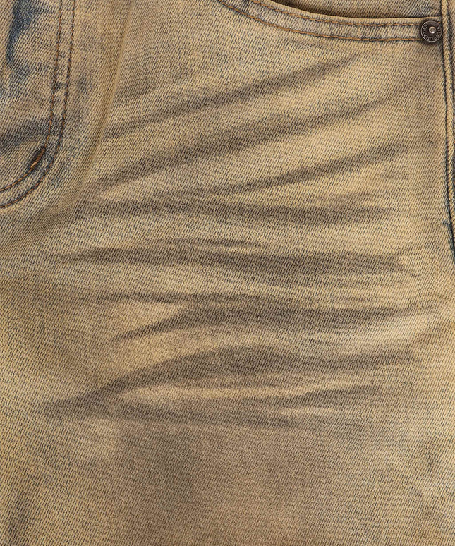 Denim ajustado elástico en 4 direcciones Evacuate de Silent Chapters - Lavado vintage sucio