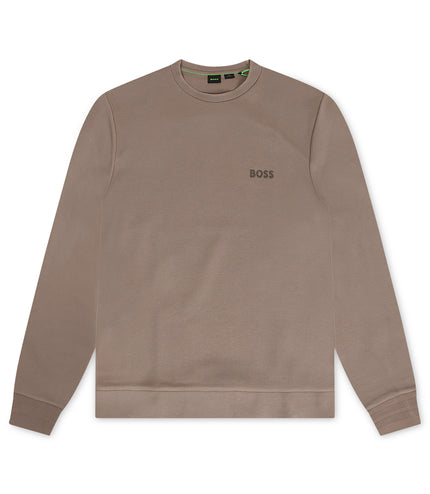 Boss Green Salbo Mirror Crewneck - Brown