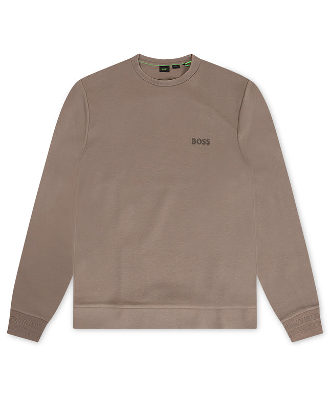 Boss Green Salbo Mirror Crewneck - Brown