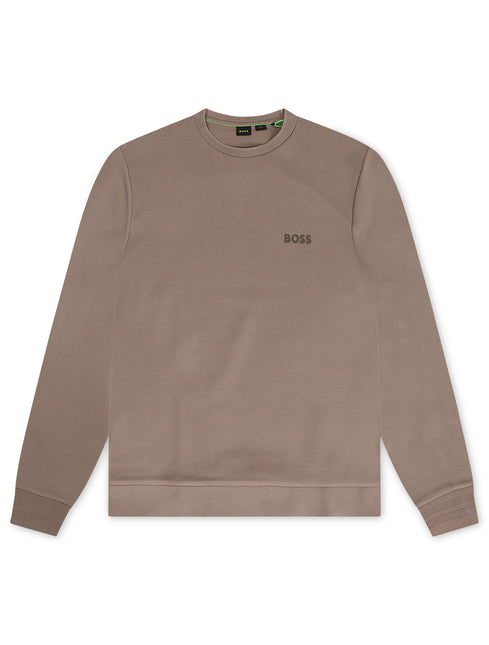 Boss Green Salbo Mirror Crewneck - Brown