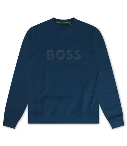 Boss Green Salbo Crewneck - Blue