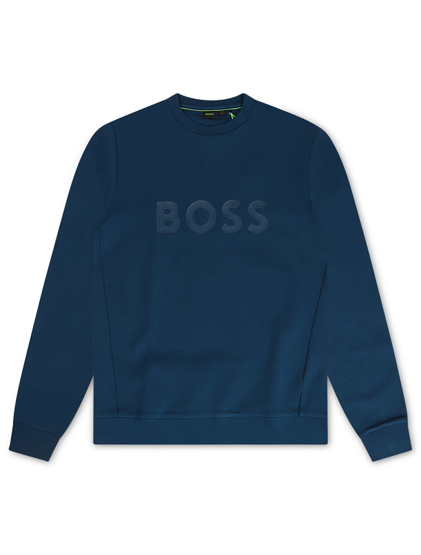 Boss Green Salbo Crewneck - Blue