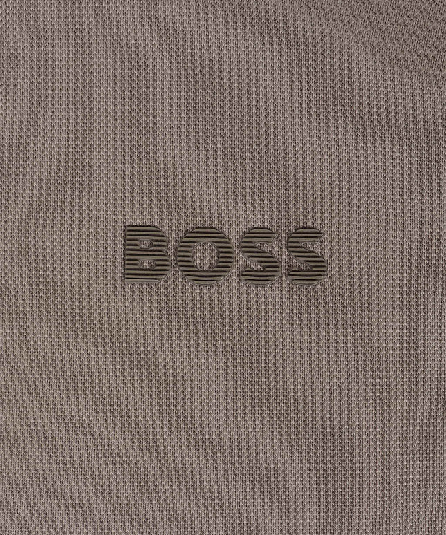 Boss Green Soody MIrror Hoodie - Coffee