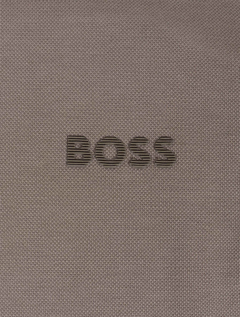 Boss Green Soody MIrror Hoodie - Coffee