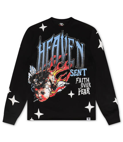 Frost Originals Faith Over Fear Crewneck - Black