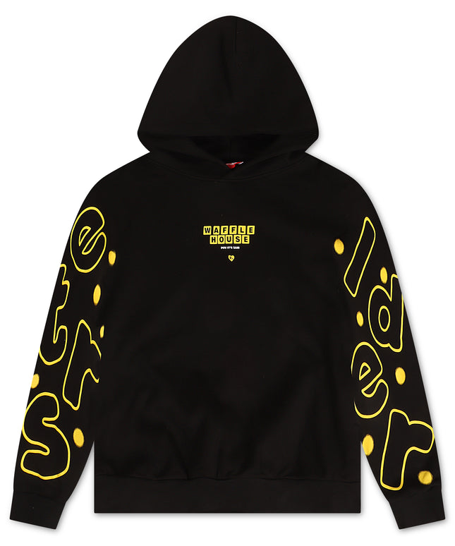 Red Letters POV It's 5AM Scattered Hoodie - Black