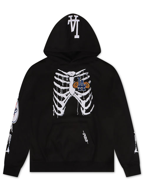 Pro Standard Dodgers Dia De Los Muerte Hoodie - Black