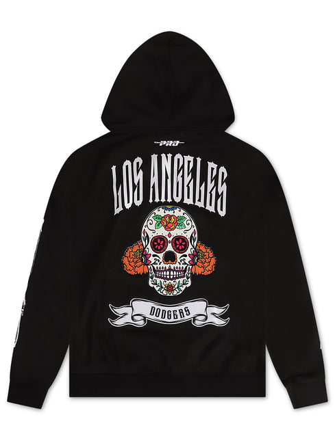 Pro Standard Dodgers Dia De Los Muerte Hoodie - Black