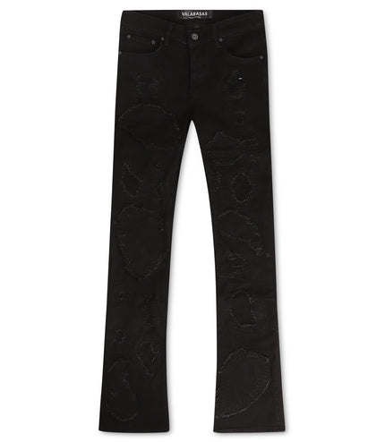 Valabasas "Mor ' Du" Stacked Denim - Black