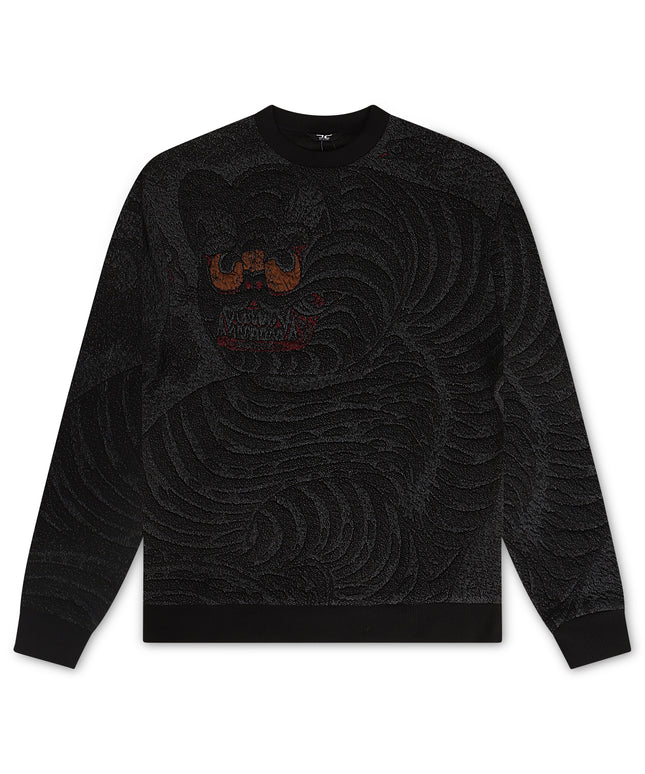 Sudadera con cuello redondo Jordan Craig Tapestry - Dragón Negro