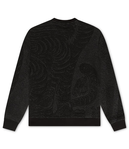 Jordan Craig Tapestry Crewneck - Black Dragon