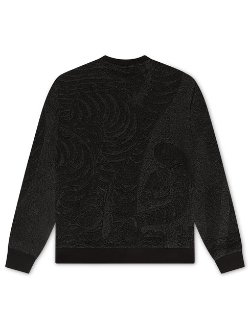 Jordan Craig Tapestry Crewneck - Black Dragon