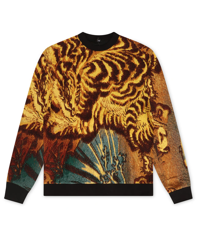 Sudadera con cuello redondo Jordan Craig Tapestry - Dragón dorado