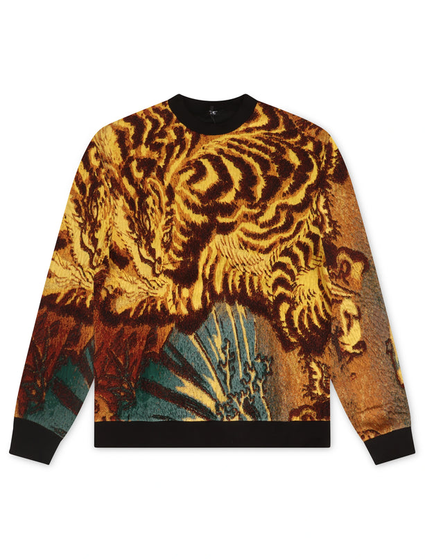 Jordan Craig Tapestry Crewneck - Gold Dragon