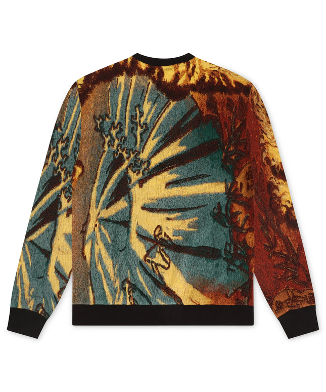 Sudadera con cuello redondo Jordan Craig Tapestry - Dragón dorado