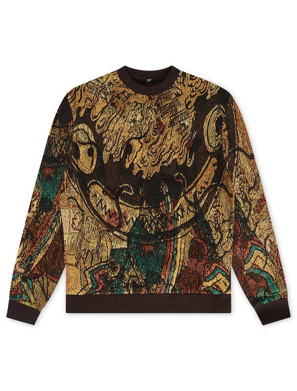 Jordan Craig Tapestry Crewneck - Catfish