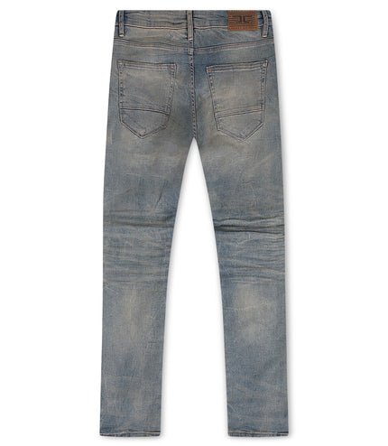 Jordan Craig Collins Meadowland Shredded Denim Jeans - Antique