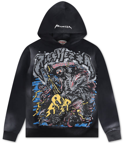 Ricchezza Chezza Reaper Shadow Hoodie - Black