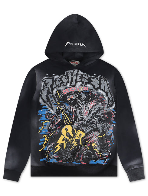 Ricchezza Chezza Reaper Shadow Hoodie - Black